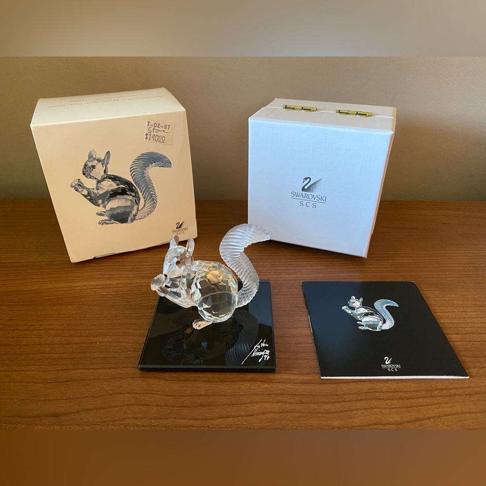Celebrate the 10th anniversary of the Swarovski Crystal Squirrel